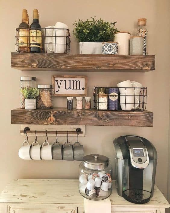 Coffee Bar Ideas For Small Spaces